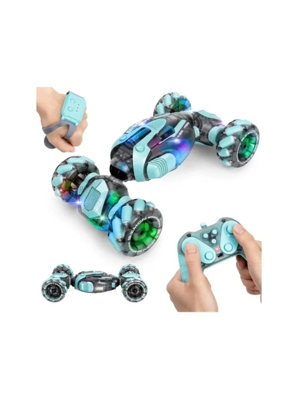 Gesture Sensing RC Stunt Car 360° Rotating 4WD All-Terrain Remote Control Car